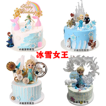 Cartoon cake model 2021 new ice queen children birthday cake model fake cake model sample