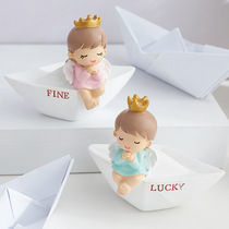 Nordic Ins Wind Children Birthday Gifts Teenage Girl Hearts Rooms Desktop Cute Adornment resin Thousand Paper Cranes