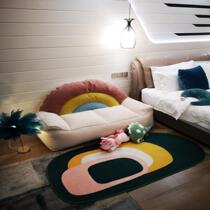 Sloth sofa Sofa Bean Bag Tatami Small Family Chair Single Double Chair Bedroom Balcony room Lying Chair Net Red