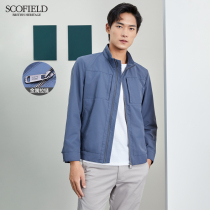 SCOFIELD spring and autumn jacket mens trend stand-up collar fashion business casual jacket jacket mens short