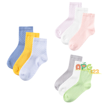Ballabala boys girls socks 3 double fit 2021 summer fit new children midbarrel socks 206221172207