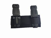 TCmayoyi TC0153-BK Molle shoulder arms Chapter swivel patch board Changeover Plate Tactical Badge wool panel