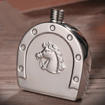 High-grade German imported 304 stainless steel thickened jug 6 ounces horse head 3 two portable personality mini jug