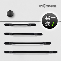 West Nordic modern simple black handle Cabinet drawer handle Cabinet door Cabinet handle Wardrobe limited to five