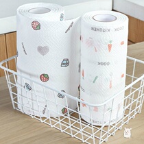 Disposable non-stick oil dishwashing cloth degreasing oil-free detergent for sanitary rag washing pan kitchen oil absorption paper