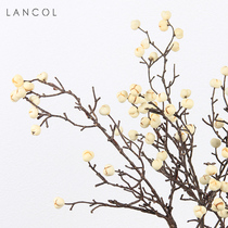 Lancol simulation flowers Nordic tallow fruit fruit plant with fruit home decoration living room table with fake flowers