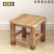 2018 new bathroom stool anti-corrosion and waterproof footstool for the elderly bath stool shower room stool low stool stool solid wood small