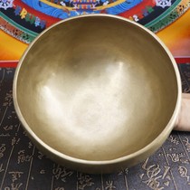 Nepal handmade Buddha sound bowl large bowl Tibet Songbo Buddha sound Bowl yoga sound therapy Bowl 26cm copper chime