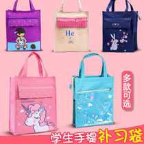 Student handbags carrying book bags make up lessons bags for men and women pupils art bags paper bags canvas tuition bags