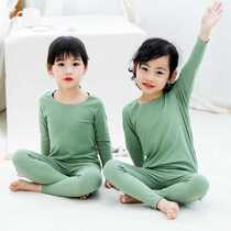 2-piece Delto childrens velvet seamless self-heating underwear set i1 (top pants)