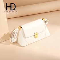 HEANEDUCK bag 2020 new trendy armpit bag fashion baguette bag white shoulder messenger bag female all-match
