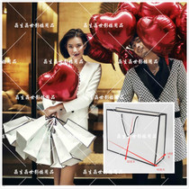 New wedding photography props Street shooting shopping tote bag travel paper bag Studio location indoor shooting props