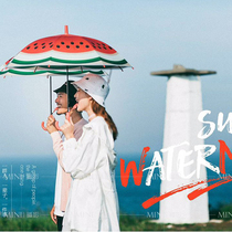 Travel shooting photo props New product photography props Fruit watermelon creative umbrella Photo studio wedding photo photography props