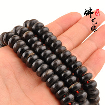 Natural Black Donkey Hooch Abacus Beads 108 Hidden Candied Beads with Hand Strings Bracelet With Fish Subveins