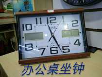 Watch electronic office home hotel Time calendar temperature perpetual calendar retro style sitting wall quartz clock low price