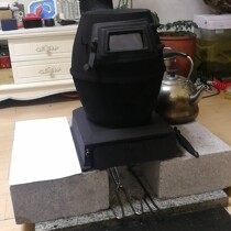 Iron furnace cast iron viewing furnace