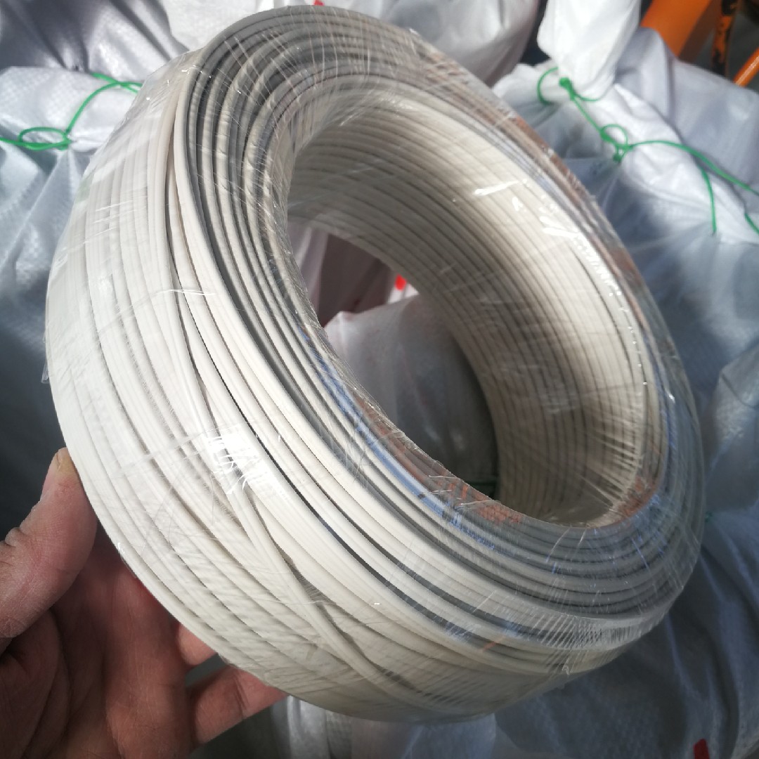 White single sheath optical cable lashing wire strapping wire strapping rod straw farm 1.0 galvanized iron wire 180 meters per roll