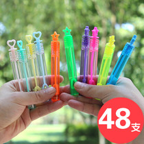 Creative childrens toys gifts batch pupils gift kindergarten hair prizes mini bubble stick bubble water