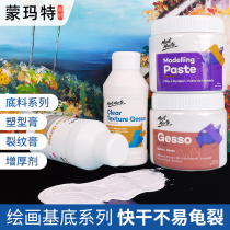 Montmartre Oil Painting Propylene Substrate Plasticizer Vehicle Agent Clear Resin Painting Substrate Thickening Muscle Cream