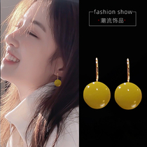 Korean net celebrity 2021 new earrings female personality temperament simple all-match fashion small earrings earrings earrings trend