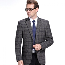 2020 Autumn new mens casual suit fashion mens suit middle-aged brand single western coat batch