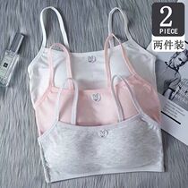 Children's strapless strapless children's dance flesh color invisible bottoms suspenders girls vest half underwear short