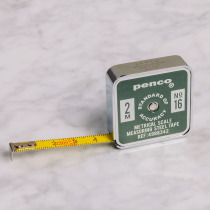 Japan HIGHTIDE PENCO pocket mini tape measure portable stainless steel metal 2 m