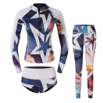 2MM long sleeve wetsuit with split thickened section warm swimsuit men and women surf snorkeling jellyfish suit connelly