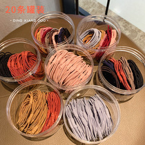 Korean tie hair leather band Hairband hair accessories headrope female Korean version cute simple Net red ins girl hair rope headdress