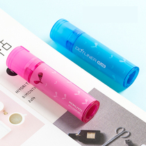 Japan KOKUYO Guoyu Dot glue lipstick type transparent dot double-sided tape D900 replaceable core correction tape type student solid two-sided tape manual hand account sticker pasting tool