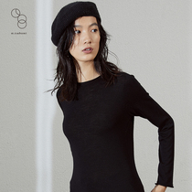 (Woven) mtsubomi autumn and winter fashion knitwear pure wool pullover loose slim top shopping mall same model