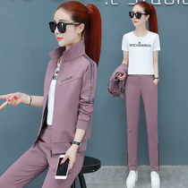 Tide Card CVY Sports Suit Woman 2021 Chunqiu Ji New Fashion Loose Clothing Foreign Air Two Sets