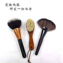  Sweep hair hair sweep broken hair sweep wool brush barber shop hair salon hair stylist hair cut special oil head brush wooden handle