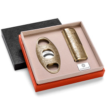 Cigarking Cigar Cut Lighter Suit Windproof Straight Lighter Cigar Scissors Cigar Two Suits