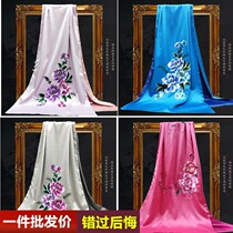 With cheongsam silk shawl women autumn and winter embroidery silk Su embroidery wedding dress scarf wedding dress scarf wedding dress