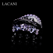 Hairclip grab clip head jewelry Korean simple Joker elegant sweet lady rhinestone bangs top clip hair catch hair clip