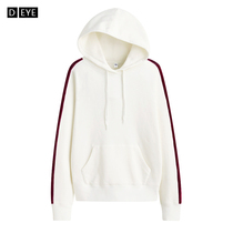 Clearance special sweatshirt women Spring and Autumn New Sports Leisure loose top hooded cotton white hooded coat
