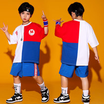 Childrens Street Dance Tide suit Summer clothes boy hip-hop 61 acting out of the summer hiphop handsome street dance costumes