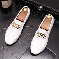 Tide Cards Men Bean shoes Inn Wind Han version Summer Leisure leather shoes Mens trends 100 hitch a foot pedal Lazy Shoes