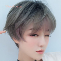 TOUCH MISS 2021 new handsome COS color bobo head personality short hair fashion natural short curly hair woman