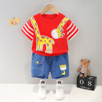 Boys Summer Wear New Foreign One-Year-Old Baby Clothes Summer Baby Cute Handsome Childrens Thin Suit