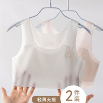 First stage girls underwear small vest newly developed children primary and secondary school pupils small girls summer wear summer