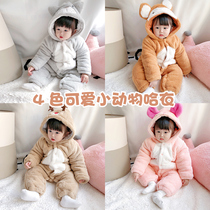 Baby onesies qiu dong kuan zao xing ha. baby out hold clothespins cotton papa fu newborn clothes romper