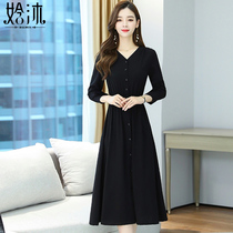 Spring-style beat underdress Childrens spring and autumn clothes 2022 New advanced senses high-end atmospheric temperament Long dress foreign air