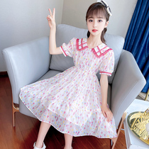 Girls summer clothes dress dress 2021 new children Korean version net red princess dress girl foreign air summer snowspun dresses