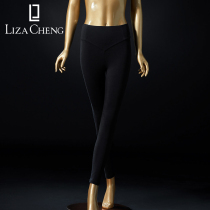 Liza Cheng warm pants leggings winter tight trousers can be worn outside Boots pants autumn pants cotton wool pants women LL2363