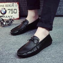 2021 summer New Bean shoes men breathable lightweight lazy shoes shoes set foot casual shoes soft bottom British trendy shoes men