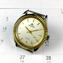 Original Clothing Stock Too a white steel dental side shell stud silver face Manual mechanical diameter 37 mm SEND WATCH STRAP