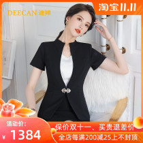 DEECAN light luxury fashion professional suit female 2020 new waist thin temperament capable president overalls summer