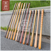 Wo Carpenter new product Solid wood shoes pull wooden shoe lift extended shoe handle shoes pump lazy easy to wear shoes 74cm